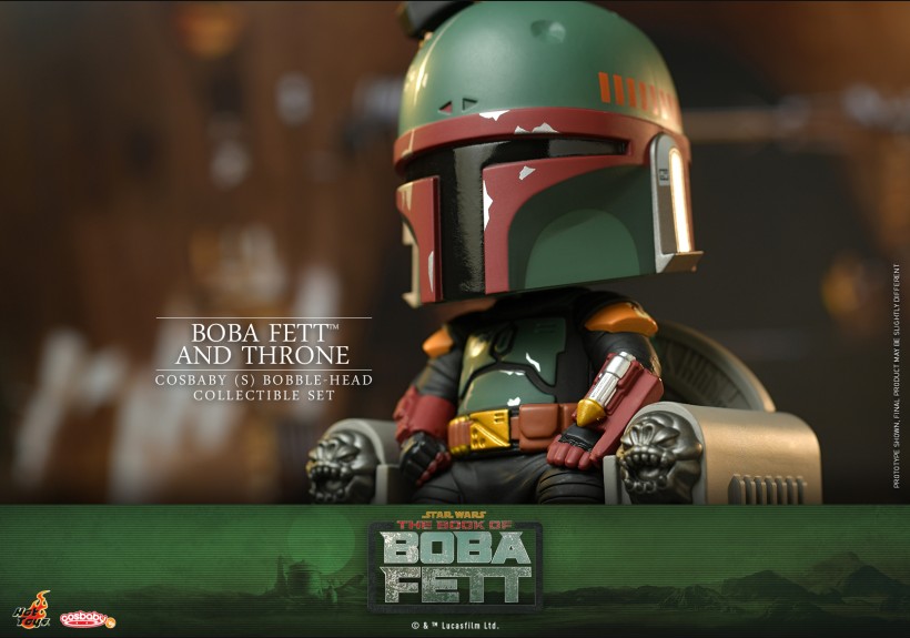 HotToys CosBaby COSB928 Boba Fett with Throne(Star Wars:The Book of Boba Fett)