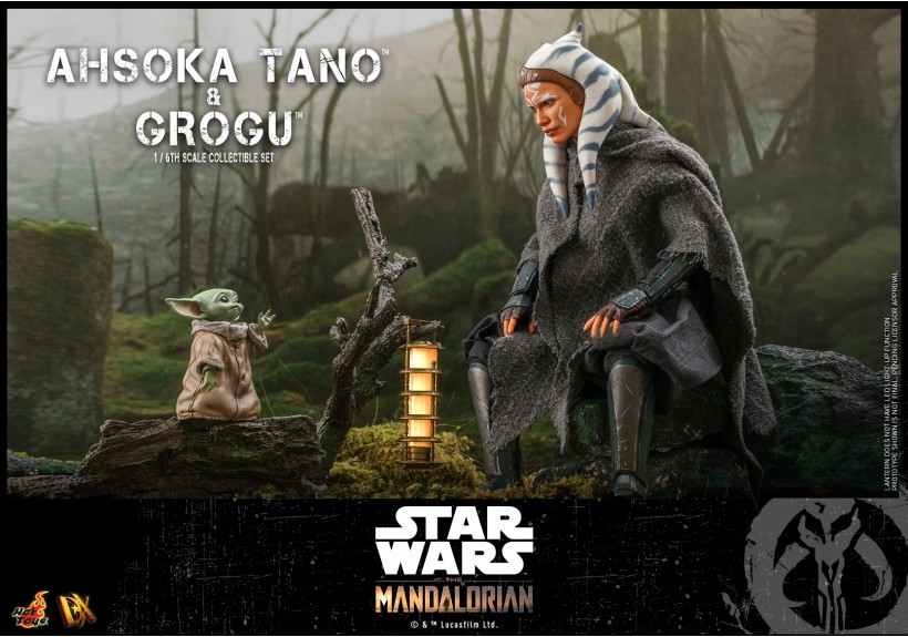 HotToys 1/6 Figure DX21 Ahsoka Tano+Grogu set(Star Wars: The Mandalorian)