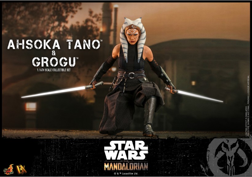 HotToys 1/6 Figure DX21 Ahsoka Tano+Grogu set(Star Wars: The Mandalorian)