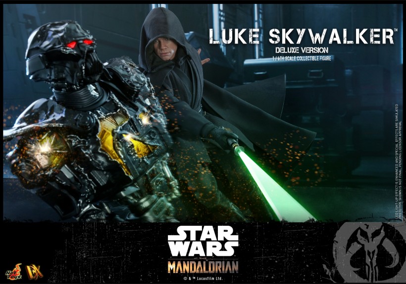 HotToys 1/6 Figure DX23 Luke Skywalker + Grogu Deluxe Version(Star Wars: The Mandalorian)