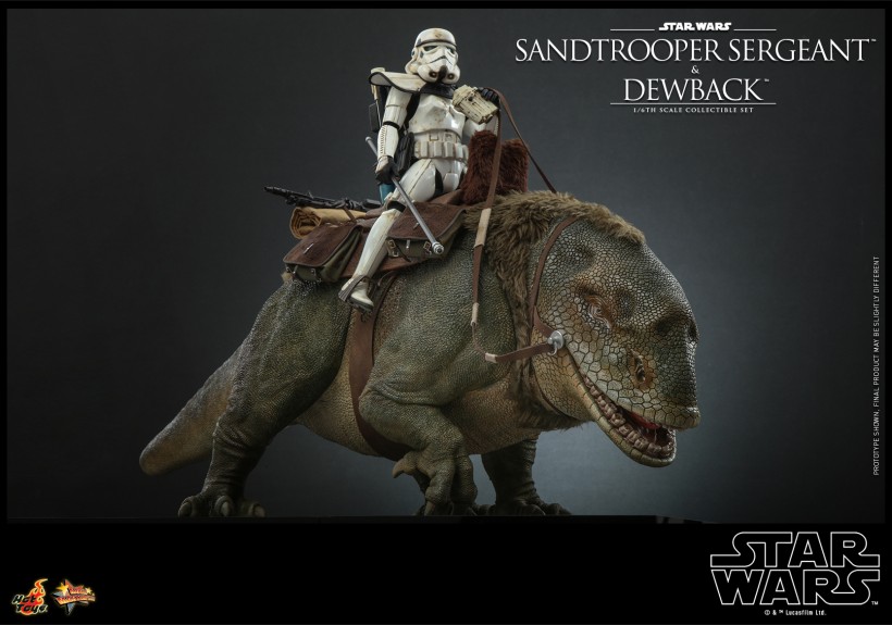 HotToys 1/6 Figure MMS722 Sandtrooper Sergeant and Dewback(Star Wars Episode IV : A New Hope)