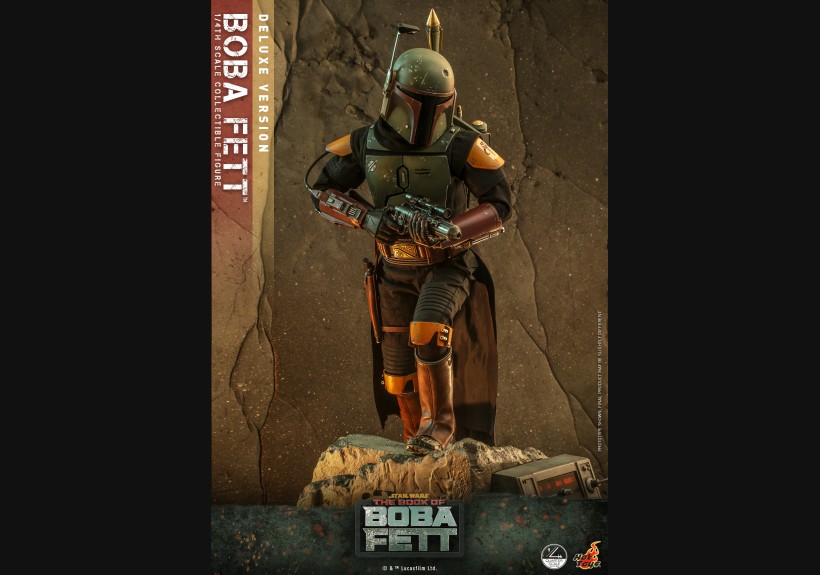 HotToys 1/4 Figure QS023 Boba Fett Deluxe Version(Star Wars:The Book of Boba Fett)