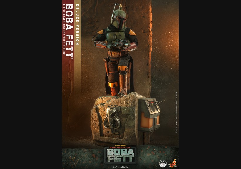 HotToys 1/4 Figure QS023 Boba Fett Deluxe Version(Star Wars:The Book of Boba Fett)