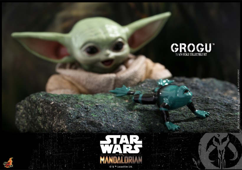 HotToys 1/6 Figure TMS043 Grogu + Loth-cat + Sorgan Frog(Star Wars: The Mandalorian)