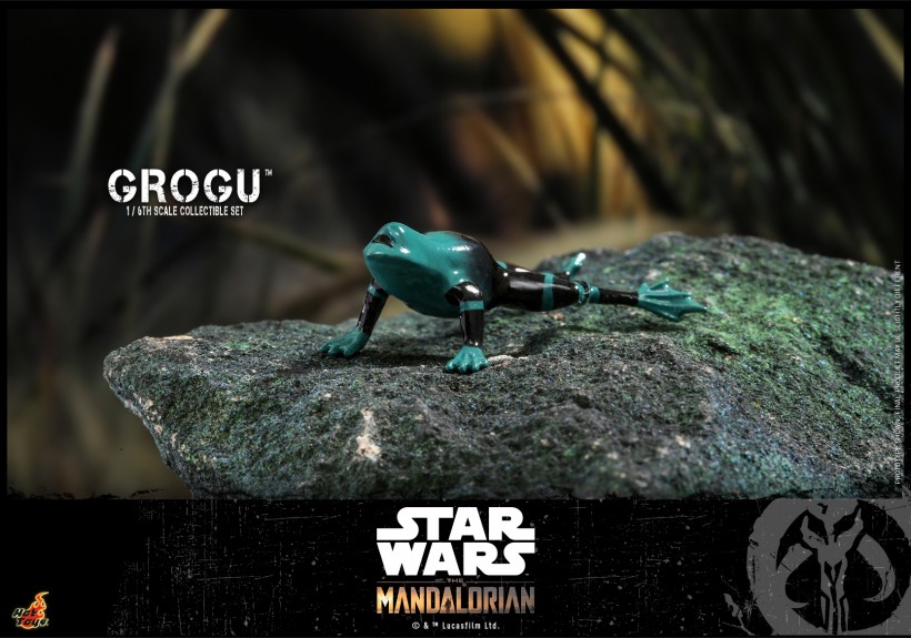 HotToys 1/6 Figure TMS043 Grogu + Loth-cat + Sorgan Frog(Star Wars: The Mandalorian)
