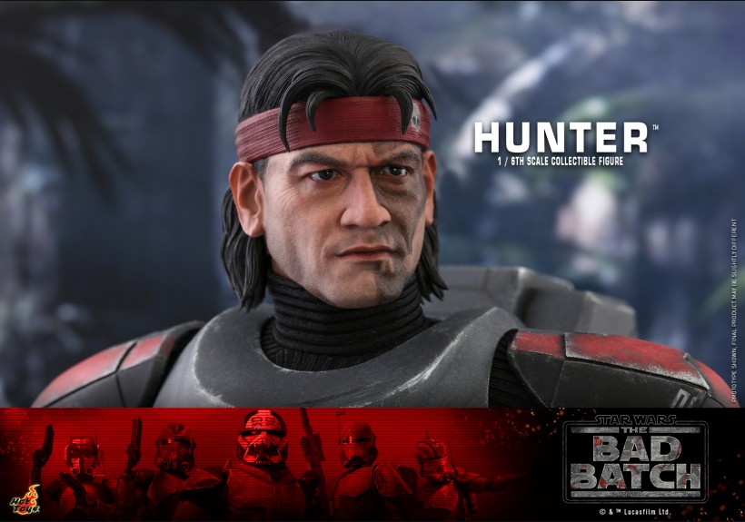 HotToys 1/6 Figure TMS050 Clone Force 99 The Bad Batch Hunter(Star Wars: The Bad Batch)