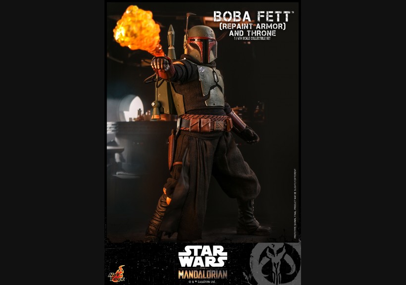 HotToys 1/6 Figure TMS056 Boba Fett(Repaint Armor) + Throne(Star Wars: The Mandalorian)