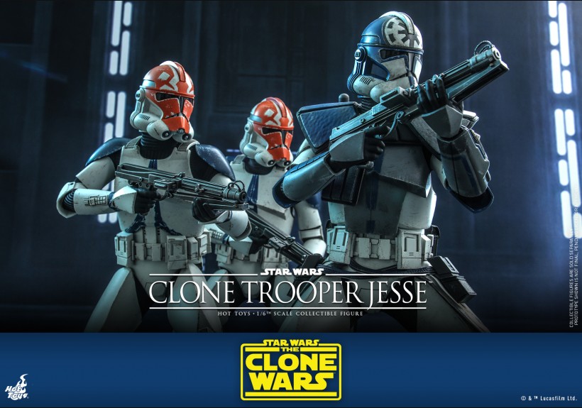 HotToys 1/6 Figure TMS064 CT-5597 Clone Trooper Jesse(Star Wars: Clone Wars)