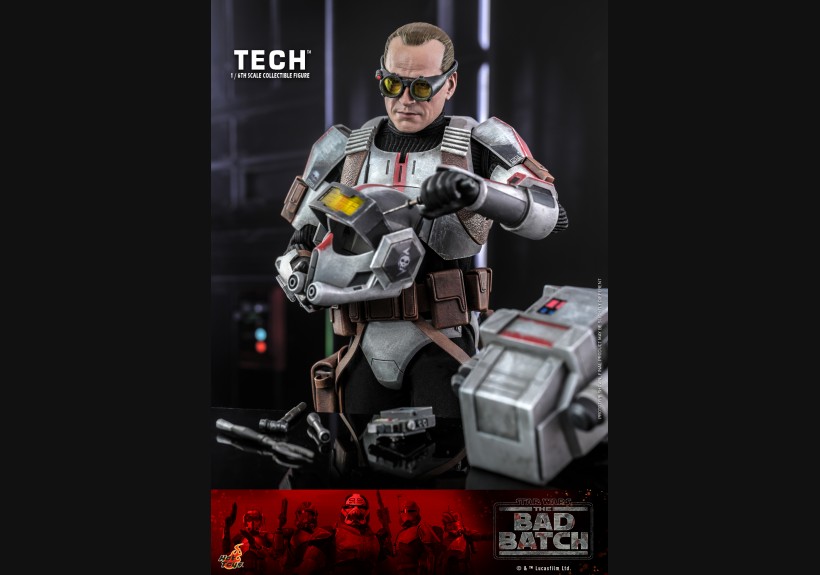 HotToys 1/6 Figure TMS098 Clone Force 99 The Bad Batch Tech(Star Wars: The Bad Batch)