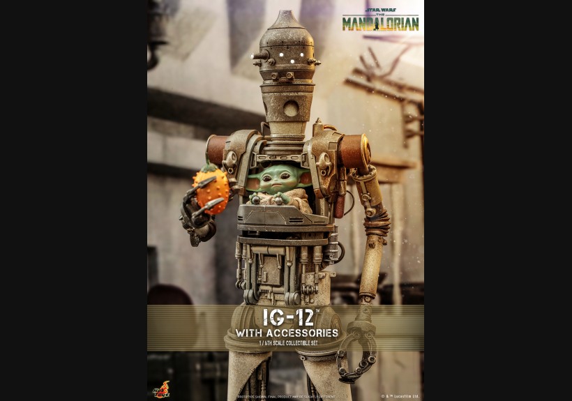 HotToys 1/6 Figure TMS105 IG-12 with Accessories(Star Wars : The Mandalorian)